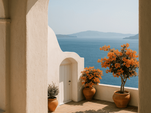 An Aegian Island View